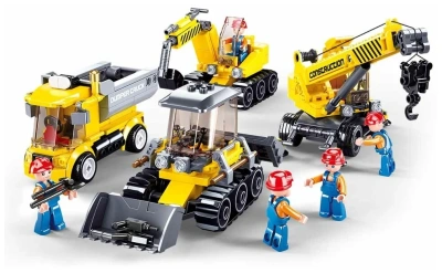 купить Конструктор Sluban Стройка в коробке (465 дет.)  M38-B0810