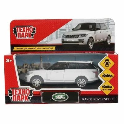 купить Машинка металлическая инерционная Технопарк Range Rover Vogue 12 см. белая