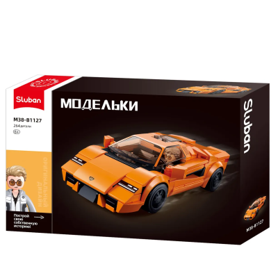 купить Конструктор Sluban "Спортивный автомобиль" (264 дет.) M38-B1127