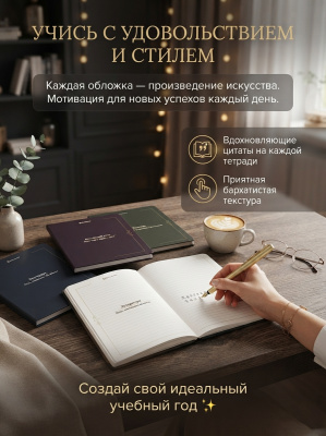 купить Тетради предметные "VINTAGE", 48 л., комплект 12 предметов, SoftTouch, BRAUBERG 