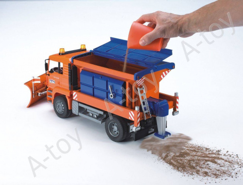 купить Bruder Снегоуборочная машина MAN (подходит модуль со звуком и светом H)