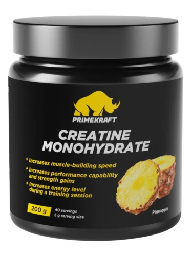 купить Креатин Моногидрат PRIMEKRAFT Creatine Monohydrate, Ананас, банка 200 гр.