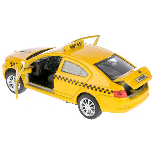 купить Технопарк, Модель металлическая SKODA OCTAVIA ТАКСИ (12 см, инерционная), OCTAVIA-T
