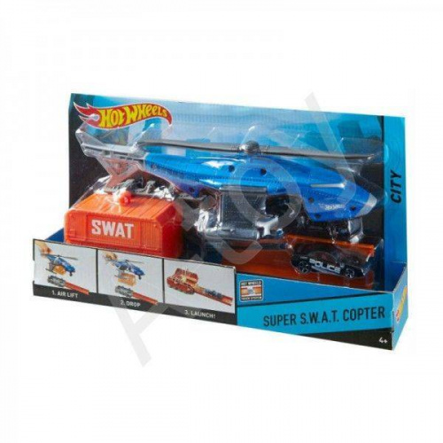 купить Игровой набор Hot Wheels "Супербоевой вертолет"