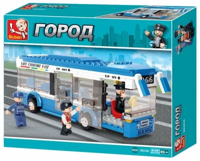 купить Конструктор  Sluban "Городской автобус"  серия Город 235 дет. M38-B0330