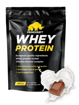купить Протеин Prime Kraft Whey, 900 г, молочный шоколад