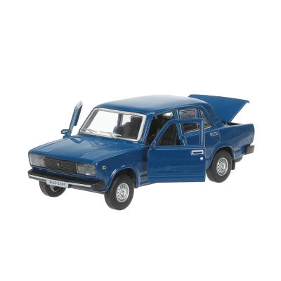 купить Машинка металлическая коллекционая Лада 2105, 1997, 12 см темно-синяя