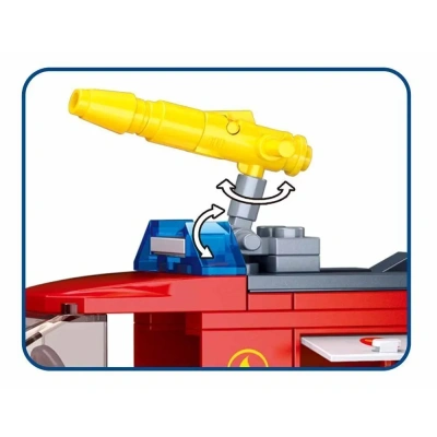 купить Конструктор Пожарная машина с фигуркой, Sluban, серия Пожарная бригада, M38-B0623