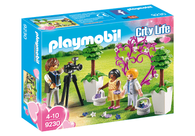 купить Конструктор Playmobil 9230 Фотограф и дети с цветами
