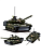 Конструткор Sluban ТАНК с фигурками, 798дет. M38-B1178  купить