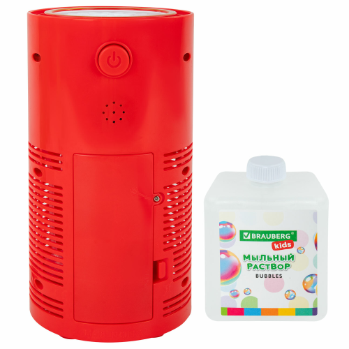купить Мыльные пузыри Фонтан Генератор со звуком салюта, раствор 240 мл, BRAUBERG KIDS, 665150