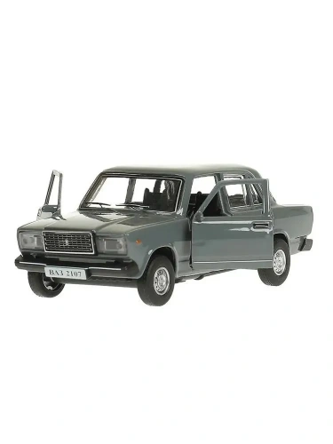 купить Машинка металлическая инерционная ТехнопаркВАЗ-2107 12 см.  мокрый асфальт