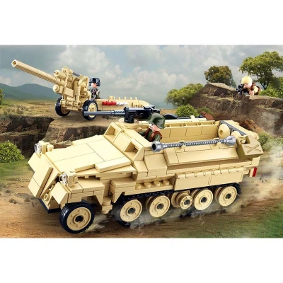 купить Конструктор Sluban Вторая мировая Бронетранспортер 460 деталей