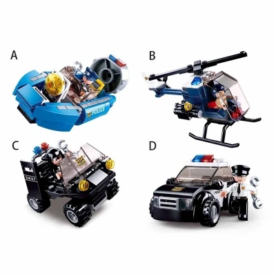 купить Конструктор Катер, Sluban серия Полиция, M38-B0638A