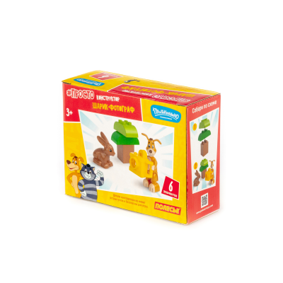 купить Конструктор Полесье серия Макси - Простоквашино. Шарик-фотограф (6 эл.,в коробке) 23340