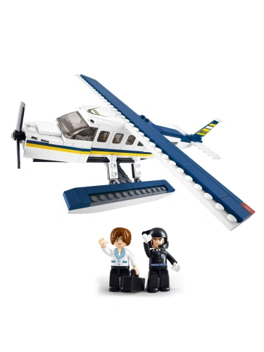 купить Sluban, Конструктор - Водный самолет с фигурками, 214 дет. , M38-B0361