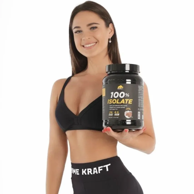 купить Протеин Prime-Kraft Whey Isolate со вкусом "Сливочный шоколад" 840 г