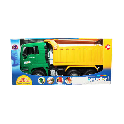 купить Bruder, Самосвал MAN (подходит модуль со звуком и светом H), 02-765