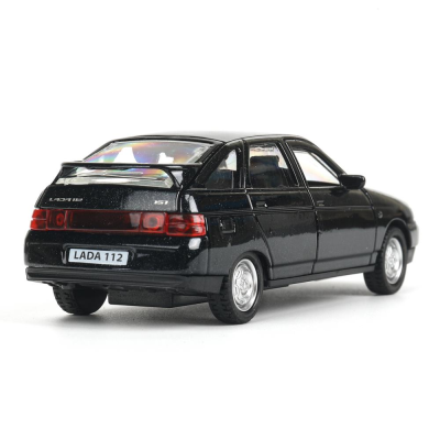 купить Машинка металлическая инерционная Технопарк  ВАЗ-2112 12 см, черная