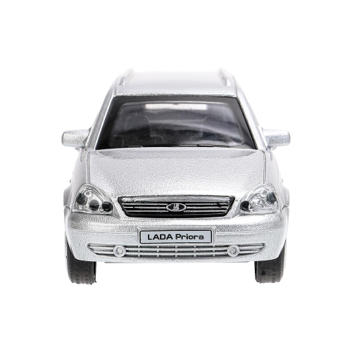 купить Машинка металлическая инерционная Технопарк LADA PRIORA, 12 см, серебристая
