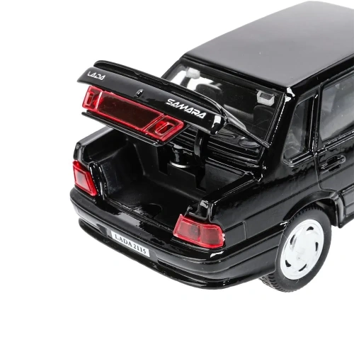 купить Машинка металлическая инерционная Технопарк Ваз-2115 Самара, 12 см, черная