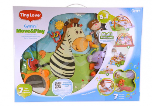 купить Развивающий  коврик "Разноцветное Сафари", TINY Love MAXI