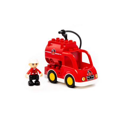 купить Конструктор Макси, Полесье  - "Пожарная машина", 6 элементов,  10821