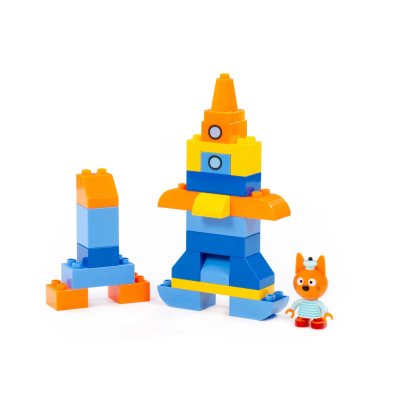 купить Конструктор Полесье "Макси" - "Три кота. Коржик и ракета", 25 эл.