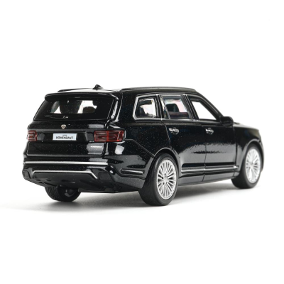 купить Машинка металлическая инерционная Технопарк Аурус Комендант 12,5 см, черная