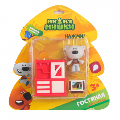 купить Игровой набор МИ-МИ-МИШКИ, Игровой набор Ми-ми-мишки Тучка, со светом "Гостиная" со светом, Гостиная