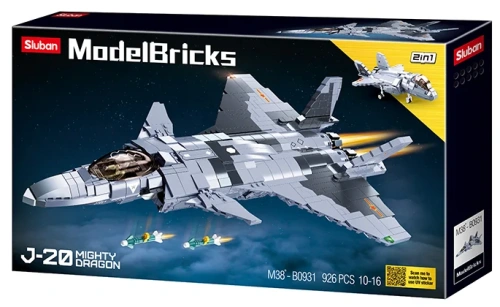 купить Конструктор Истребитель, Sluban серия Модельки, M38-B0931