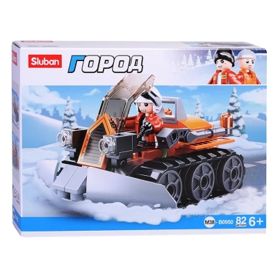 купить Конструктор Sluban  "Снегоуборщик" 82 дет. M38-B0950