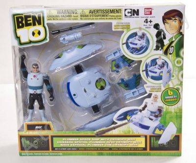 купить Ben10 Транспортное средство с фигуркой Дедушки Макса (10 см)