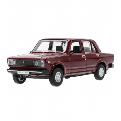 купить Машинка металлическая инерционная LADA Ваз-2105 1997, 12 cм, гранат, Технопарк