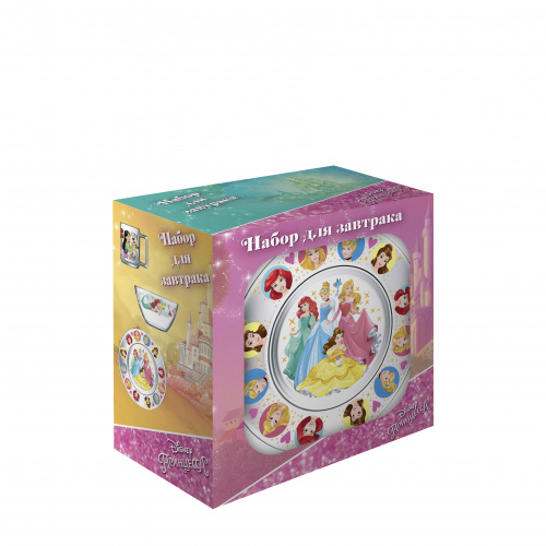 купить Набор детской стеклянной посуды ND PLAY "Принцессы" Набор для завтрака