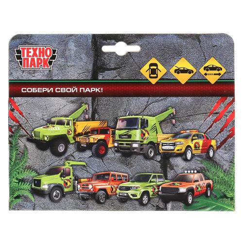 купить Технопарк, Машина металлическая HUMMER H1 ПИКАП, 12 см+динозавр 9 см, SB-18-09-H1+DINO(WB)