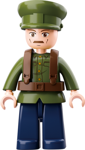 купить Конструктор джип с прожектором, Sluban, серия Армия, M38-B0678B