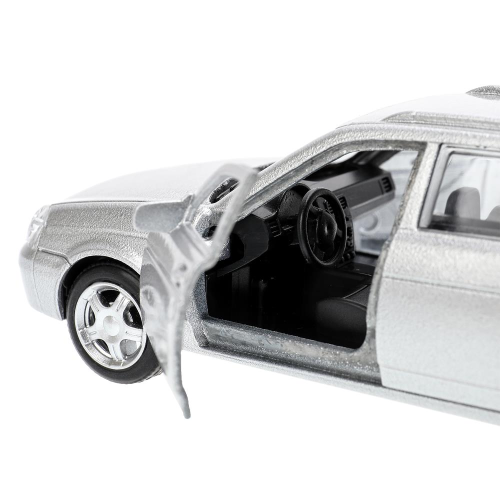 купить Машинка металлическая инерционная Технопарк LADA PRIORA, 12 см, серебристая