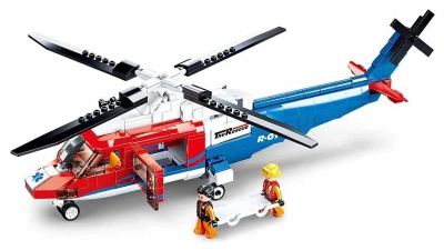 купить Конструктор Sluban Спасательный вертолет M38-B0886 402 дет.
