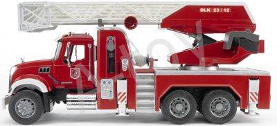 купить Bruder Пожарная машина MACK с выдвижной лестницей и помпой