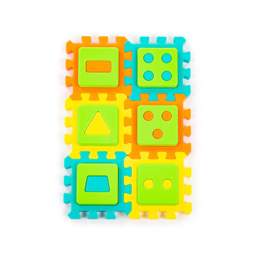 купить Полесье, Игрушка развивающая "Пазл" №2 (12 элементов) (в пакете), 91390