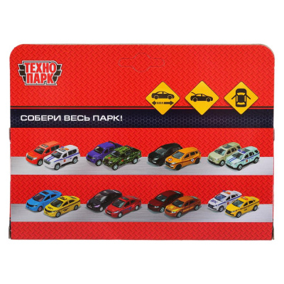 купить Технопарк, Модель металлическая LEXUS LX-570 (12 см, двери, багажник, инерция, черная), LX570-BK