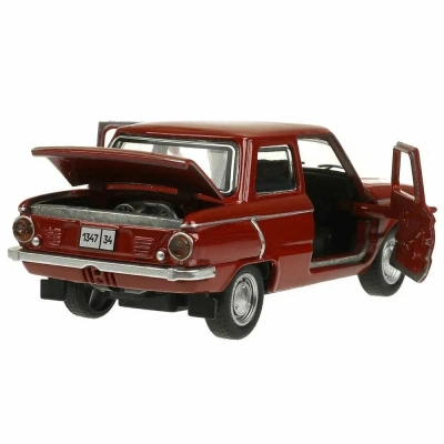 купить Машинка металлическая инерционная Технопарк ретро-модель 12 см, малиновая