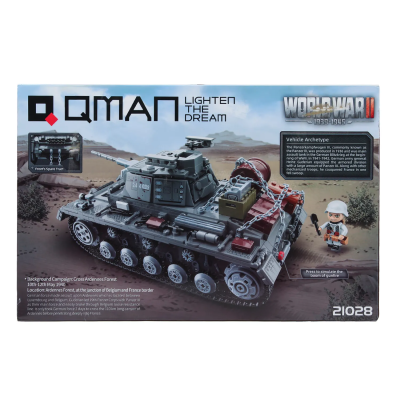 купить Конструктор Qman "Танк" (1058 дет.)