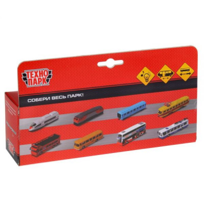 купить Технопарк, Модель металлическая ПОЖАРНЫЙ ПОЕЗД (19 см, свет-звук, инерция), SB-20-03-F-WB