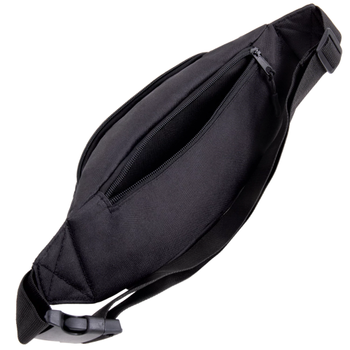 купить Сумка на пояс BRAUBERG RIO, два отделения, черная, 38х12х8см