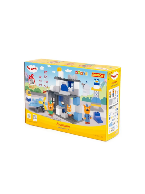 купить Конструктор Полесье "Макси" - "Три кота. Аэродром", 69 эл.