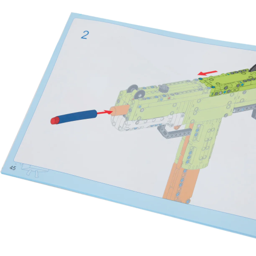 купить Конструктор Qman Пистолет, стреляет мягкими патронами (398 дет.)
