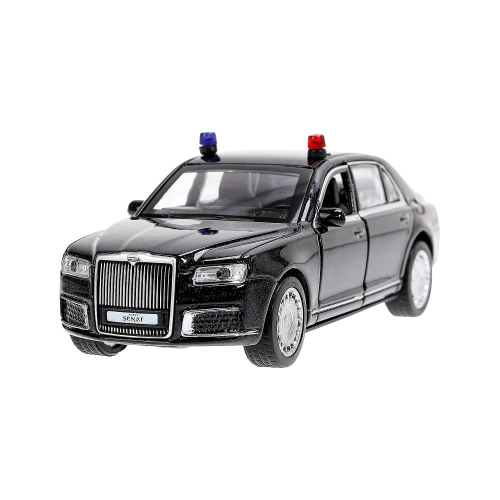 купить Машина металлическая инерционная Технопарк  АУРУС СЕНАТ (13,5 см, свет-звук)  черная