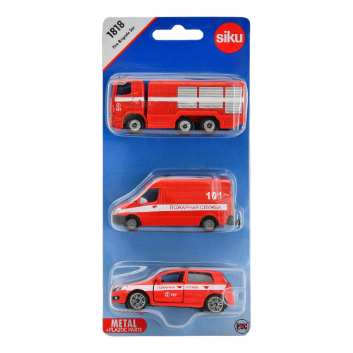 купить Набор машинок SIKU Пожарная служба 1818RUS